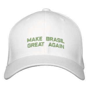 Casquette Brodée Bonnet Make Brésil Great Again