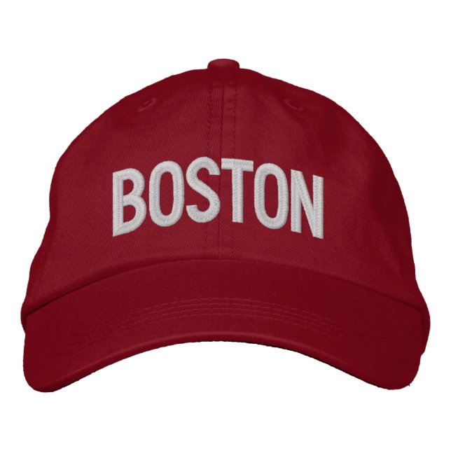 Casquette Brodée Boston (Devant)