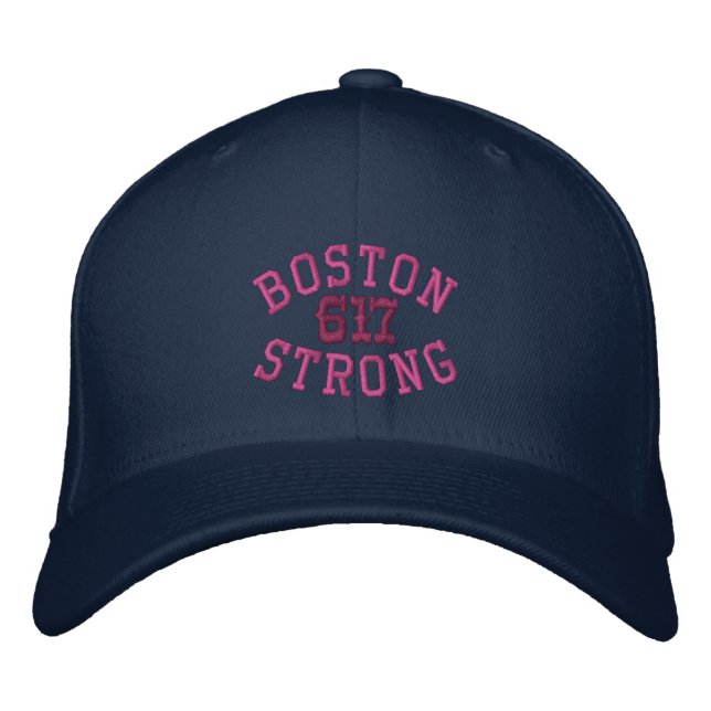 Casquette Brodée Boston 617 forts (Devant)