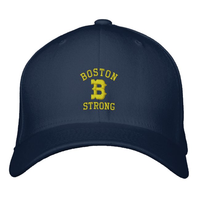 Casquette Brodée Boston B Strong (Devant)