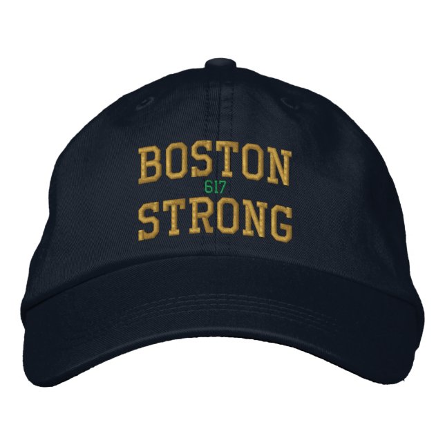 Casquette Brodée Boston fort (Devant)