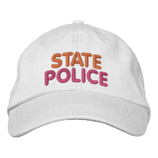 Casquette Brodée Boston State Police Embroidered Funny Hat