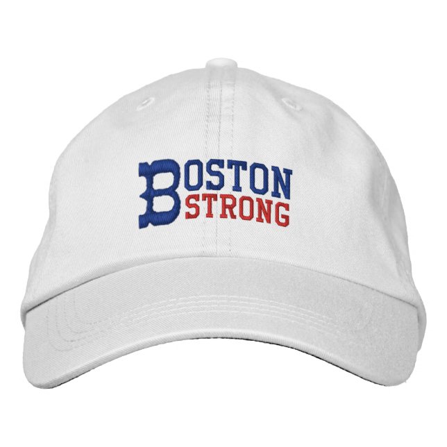 Casquette Brodée Boston Strong (Devant)