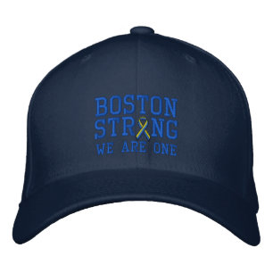 Casquette Brodée Boston Strong NOUS SOMMES UNE Édition Ruban