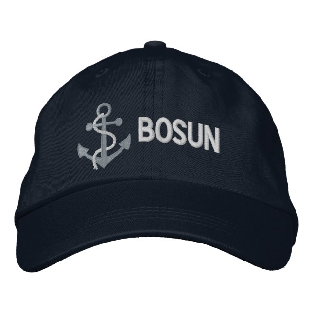 Casquette brodée BOSUN Yacht (Devant)