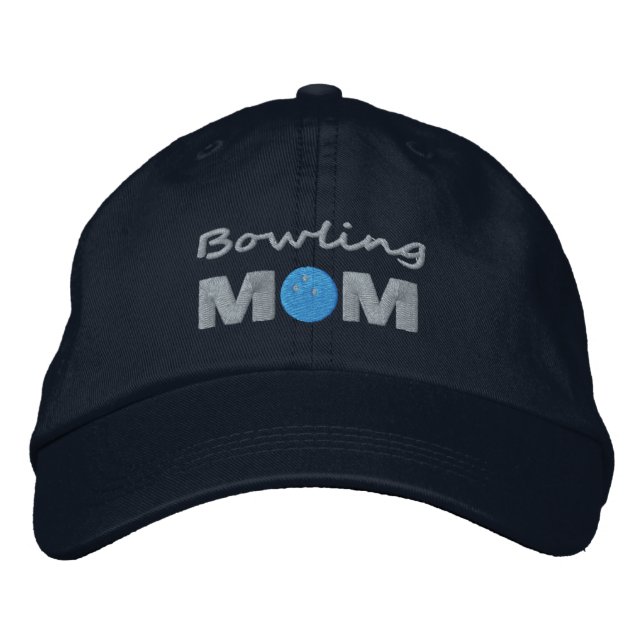 Casquette brodée Bowling Maman (Devant)