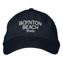 Boynton Beach Floride chapeau de baseball brodé