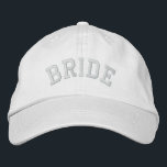 CASQUETTE BRODÉE BRIDE<br><div class="desc">Casquette amusant pour la mariée ! Voir aussi ce casquette Groom :</div>
