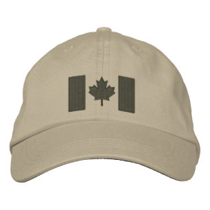Casquette Brodée Broderie canadienne de drapeau