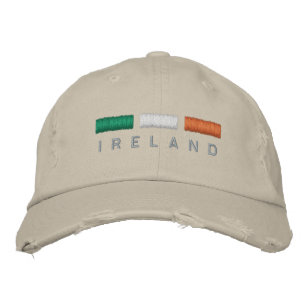 Casquette Brodée Broderie de drapeau de l'Irlande