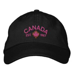 Casquette Brodée Broderie de l'anniversaire du Canada Canada