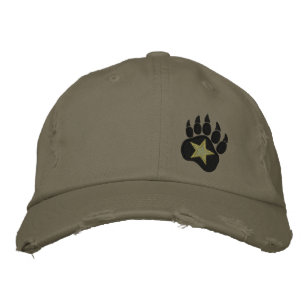 Casquette Brodée Broderie de l'Ours Paw Wild Star