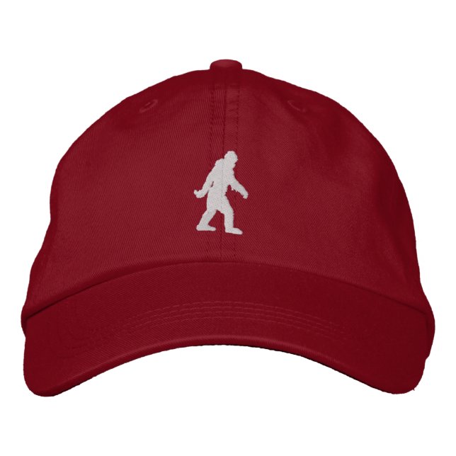 Casquette Brodée Broderie de Sasquatch Bigfoot (Devant)