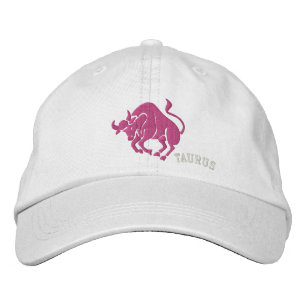 Casquette Brodée Broderie de symbole de zodiaque de Taureau