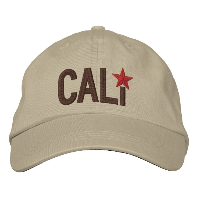 Casquette Brodée Broderie d'ÉTOILE de République de Cali la (Devant)