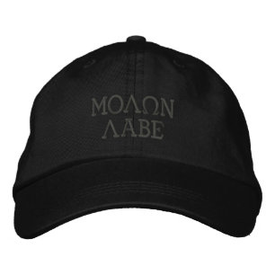 Casquette Brodée Broderie Molon Labe