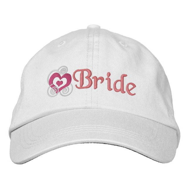 Casquette Brodée Broderie nuptiale (Devant)