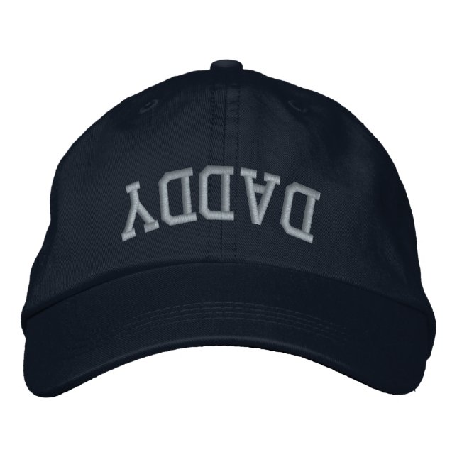 Casquette Brodée Broderie personnalisée à l'envers  (Devant)