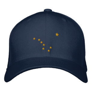 Casquette Brodée Broderie personnalisée Alaska State Flag Design