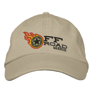 Casquette Brodée Bullet Off Road Racing Flames