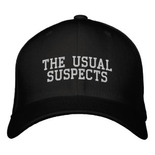 Casquette Brodée 'Cadeau amusant de mariage "The Usual Suspects"' P