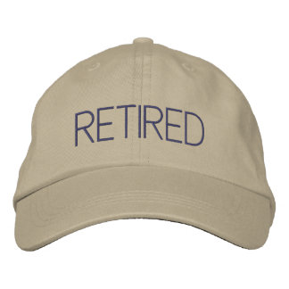 Casquette Brodée Cadeau de retraite moderne simple Retraité