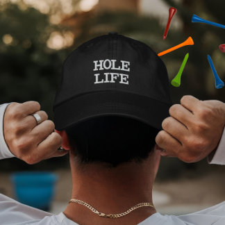 Casquette Brodée Cadeau de vie de trou de golf personnalisé pour le