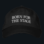 Casquette Brodée Cadeau d'humoriste de théâtre drôle noir pour acte<br><div class="desc">Ce chapeau de baseball présente une lettre blanche en relief gras sur le devant d'une casquette noire classique. Le genre de chapeau qu'un enfant de théâtre, un acteur ou un amateur de théâtre musical revendiquerait immédiatement comme le sien. Un excellent choix pour un étudiant en théâtre, un cadeau pour la...</div>