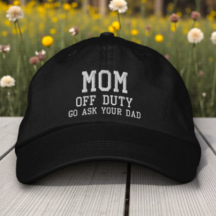 Casquette Brodée Cadeau drôle pour maman hors service