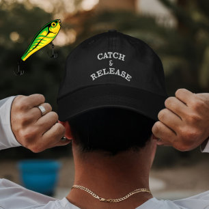 Casquette Brodée Cadeau personnalisé de capture et de remise de pêc