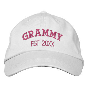 Casquette Brodée Cadeau Personnalisé pour Mémé avec Texte Personnal