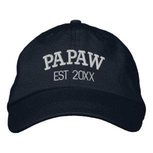 Casquette Brodée Cadeau Personnalisé pour Papy avec Texte Personnal