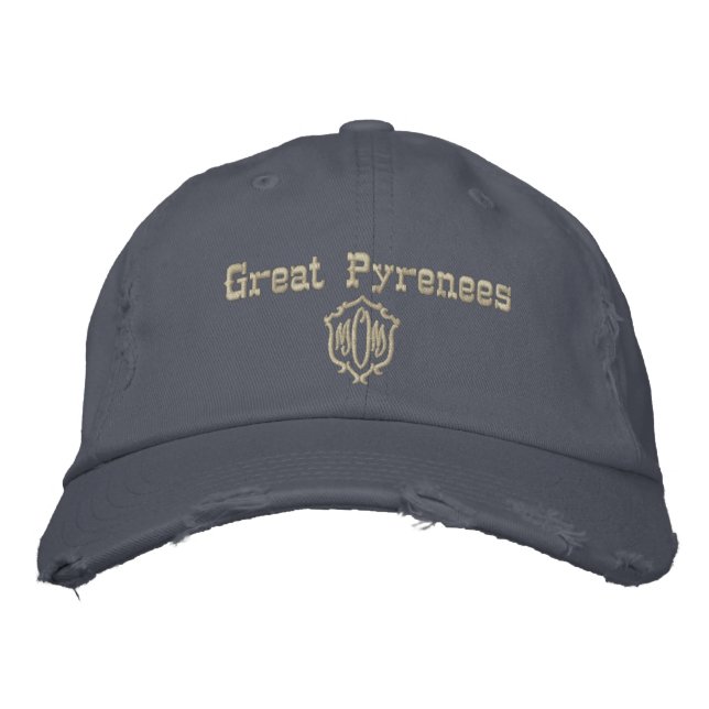 Casquette Brodée Cadeaux de la maman des Pyrénées (Devant)