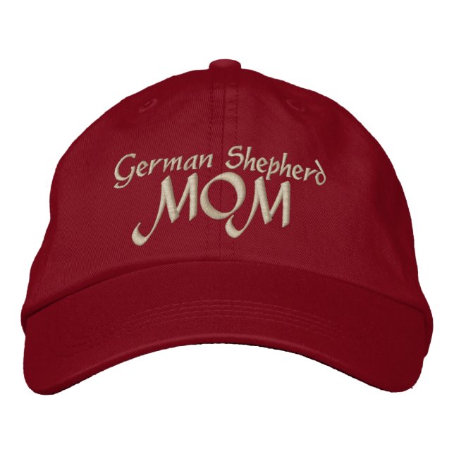 Casquette Brodée Cadeaux de maman berger allemand (Devant)