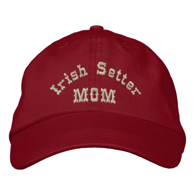 Casquette Brodée Cadeaux de maman Setter irlandais (Devant)