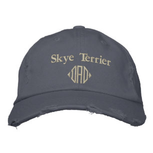 Casquette Brodée Cadeaux Skye Terrier Papa