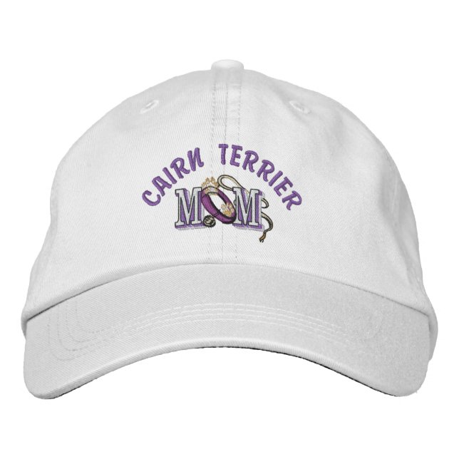 Casquette Brodée Cairn Terrier Dog MOM (Devant)