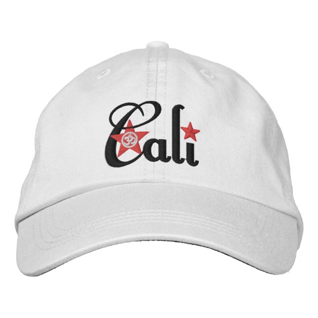 Casquette Brodée Cali réglable (Devant)