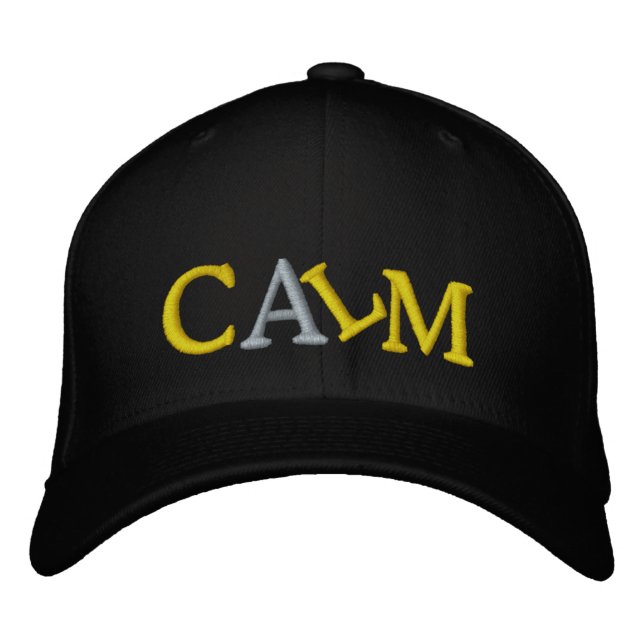 CASQUETTE BRODÉE CALME (Devant)