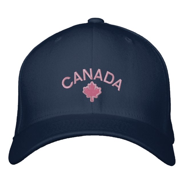 Casquette Brodée Canadian Maple Leaf Embroidery (Devant)