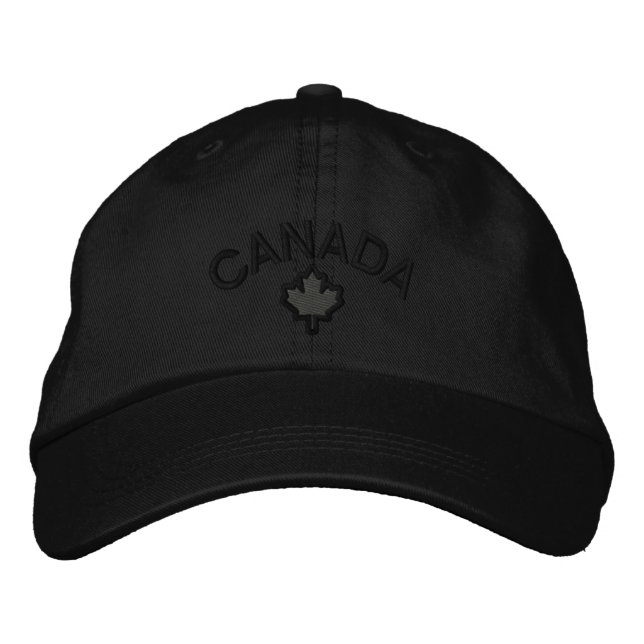 Casquette Brodée Canadian Maple Leaf Embroidery (Devant)