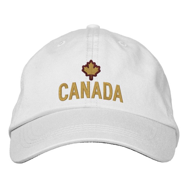 Casquette Brodée Canadian Maple Leaf Embroidery (Devant)
