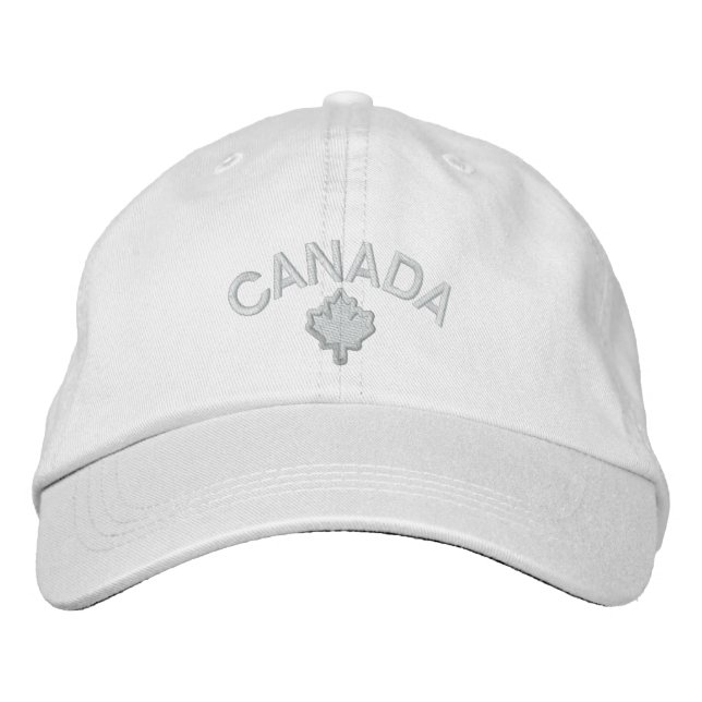Casquette Brodée Canadian Maple Leaf Embroidery (Devant)