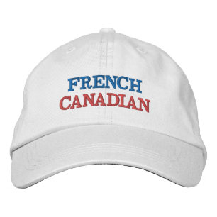 CASQUETTE BRODÉE CANADIEN FRANÇAIS