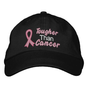 Casquette Brodée Cancer du sein plus résistant que le cancer du sei