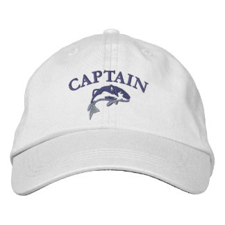 Casquette Brodée Capitaine de bateau de pêche