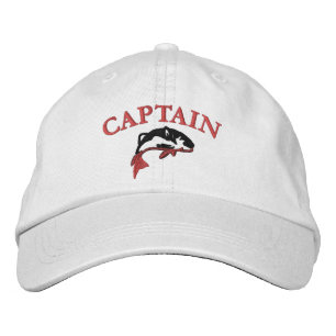Casquette Brodée Capitaine de bateau de pêche maritime
