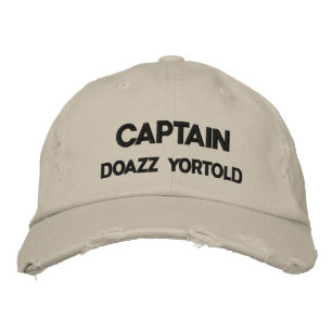 CASQUETTE BRODÉE CAPITAINE DOAZZ YORTOLD