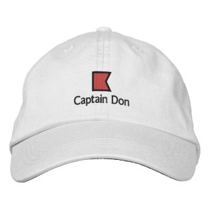 Casquette Brodée capitaine Don - B