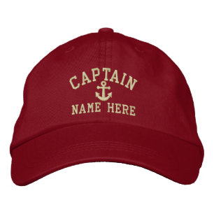 Casquette Brodée Capitaine - personnalisable